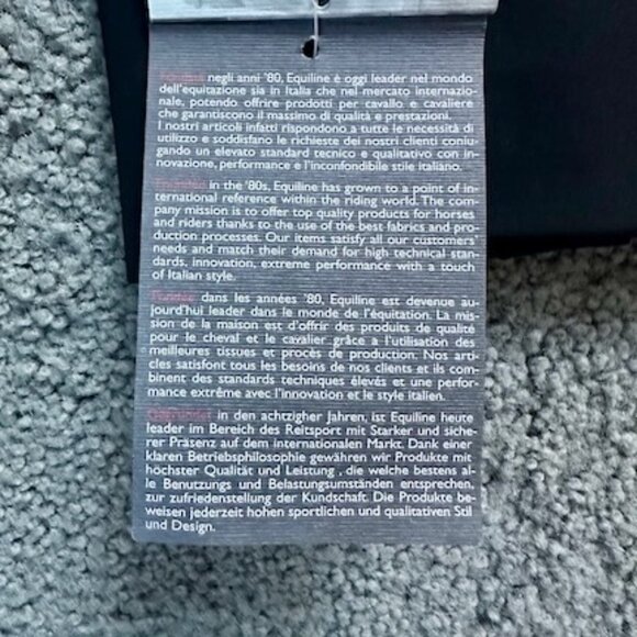 EQUILINE.it RACK – Black men's tailored competition jacket - Italian Sz. 52 -NWT - Picture 8 of 15